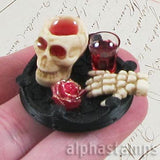 Skull Punchbowl Set