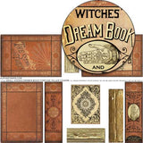 Small Hidden Drawer Book Fortune Teller Covers Collage Sheet