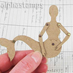 Mini Mermaid Paper Doll