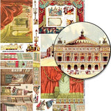 Small Nouveau Theatre Collage Sheet