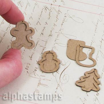 1 Inch Cookie Cutter Ornaments *