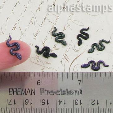 Set of Resin Snakes