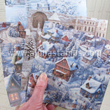 Snowy Winter Village 6x6 Paper Set