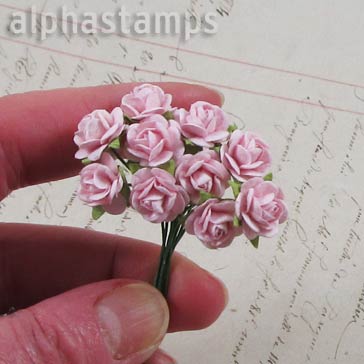 Tiny Paper Roses - Soft Pink