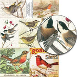 Songbirds - ATCs & 4x4s Collage Sheet