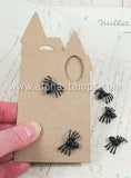 Mini Black Spiders