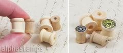 Tiny Wooden Spools