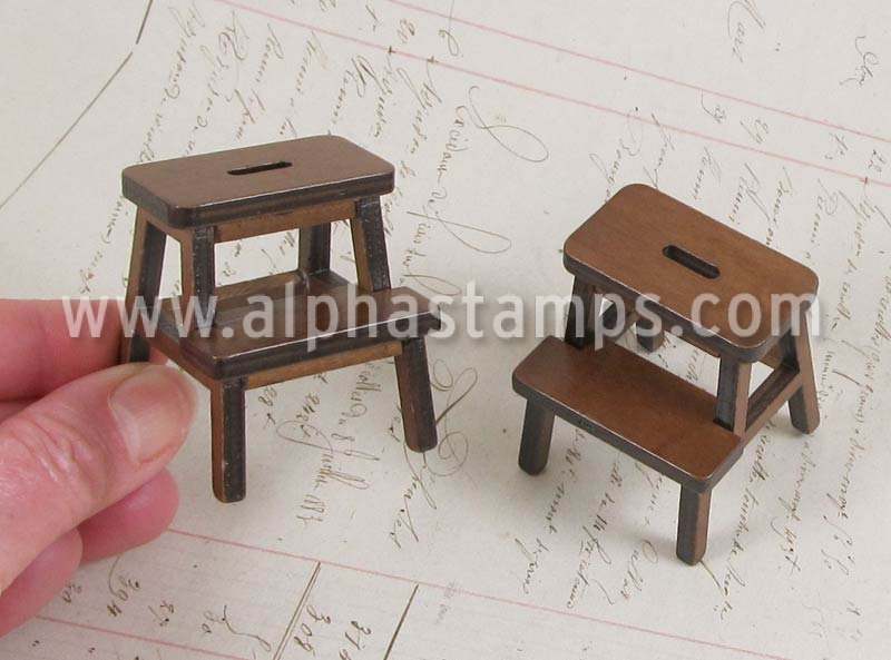 Wooden Stepstool * | Alpha Stamps