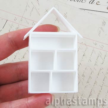 White Cubby House Bookcase Tall