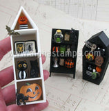 Tall House-Shaped Bookcase