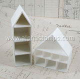 Tall House-Shaped Bookcase
