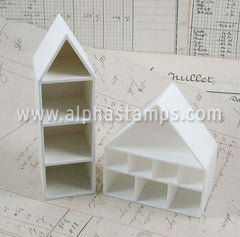 Tall House-Shaped Bookcase