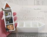 Tall House-Shaped Bookcase