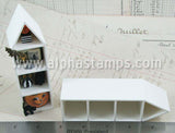Tall House-Shaped Bookcase
