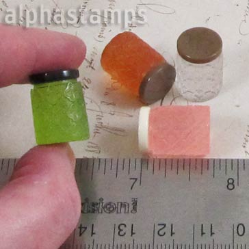 Textured Mini Resin Jars