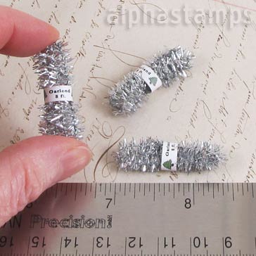 Bundle of Silver Christmas Tinsel Garland