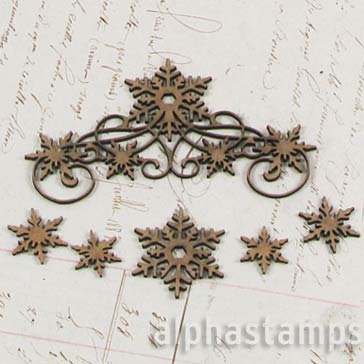 Snowflake Tin Topper