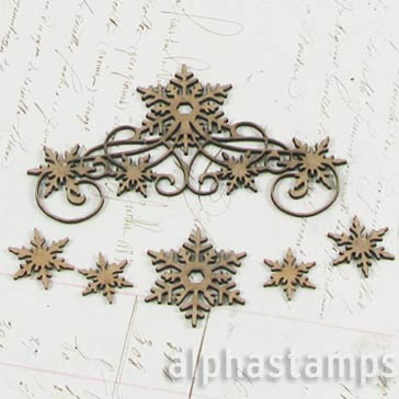 Snowflake Tin Topper