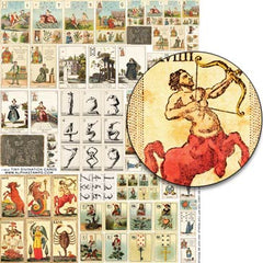 Tiny Divination Cards Collage Sheet