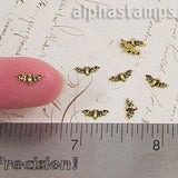 4x9mm Antique Gold Bats