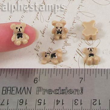 Tiny 13mm Teddy Bears