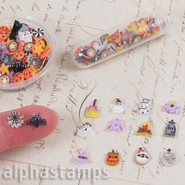 Tiny Halloween Embellishments Mix
