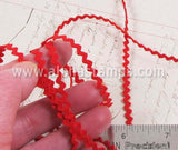 4mm Red Ric Rac Trim