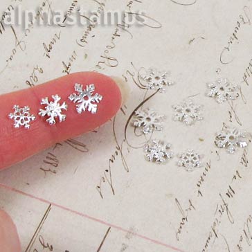 Tiny Silver Snowflake Mix