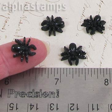 Tiny Black Spiders
