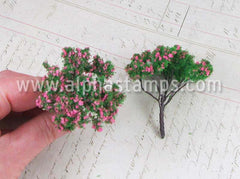 Tiny Tree with Pink Blossoms