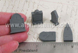 Set of Mini Resin Tombstones