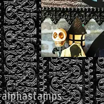 Baroque Dresden Borders - Black