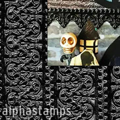 Baroque Dresden Borders - Black