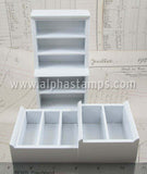 White Hutch or Store Shelving