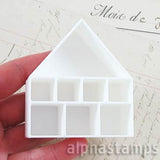 White Cubby House Bookcase Wide