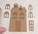 Haunted House & Tombstone Set