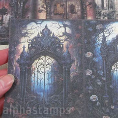 Gothic Windows, Gates & Doorways Background Papers Set