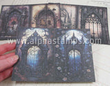 Gothic Windows, Gates & Doorways Background Papers Set