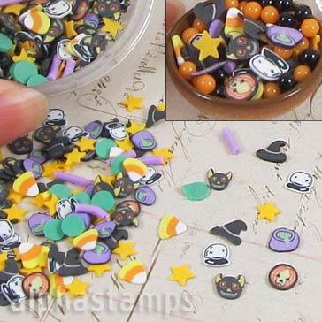 Witchy Halloween Polymer Clay Slice Mix*