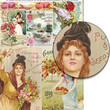 Women & Flowers Collage Sheet