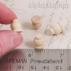 10mm Unfinished Wooden Box Feet - Set of 4