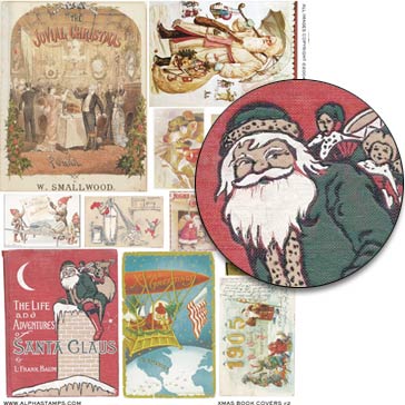 Xmas Book Covers #2 Collage Sheet