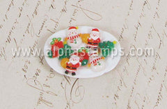 Mini Resin Santa with Pack