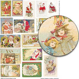 Xmas Cards & Small Books Collage Sheet