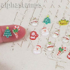 Mini Resin Christmas Embellishments