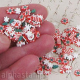 Classic Christmas Polymer Clay Slice Mix