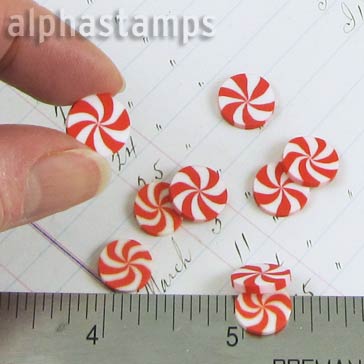11mm Peppermint Candy Cabs