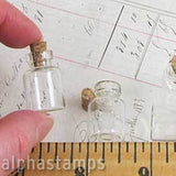 1 Inch Glass Bottle with Cork