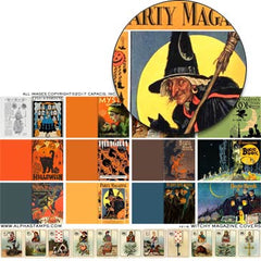 Witchy Magazine Covers Mini Collage Sheet