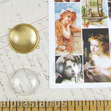 25mm Round Glass Cabochons